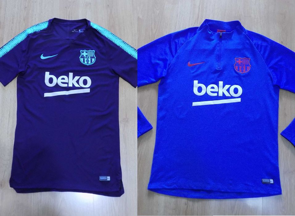 футболна тениска barcelona nike екип блуза фанела худи спортна мъжка оригинал S/M