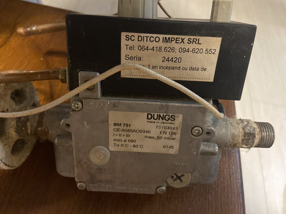 Arzator soba teracota cu termostat