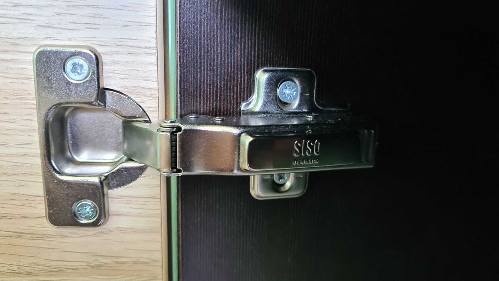 ТВ секция MDF цвят венге+дъб