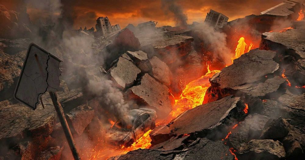 Print Poster Apocalipsa în Tablouri Canvas Premium 50x70 cm