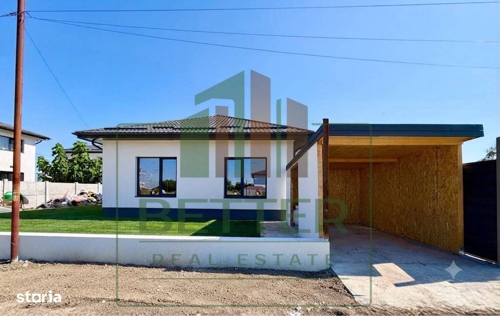 Casa individuala parter - 5 Camere | Garaj + Foisor | Teren 600 mp