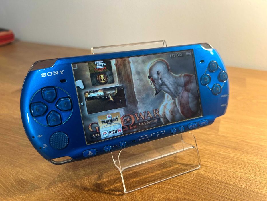 PSP 3000 Vibrant Blue — import direct Japonia