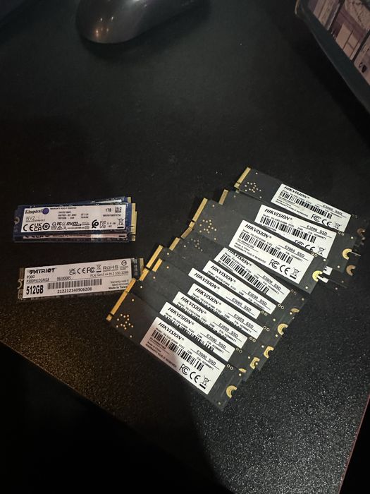 NVME SSD 512, 1024 продам, можно оптом