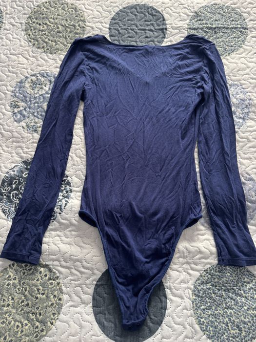 Синьо дамско боди