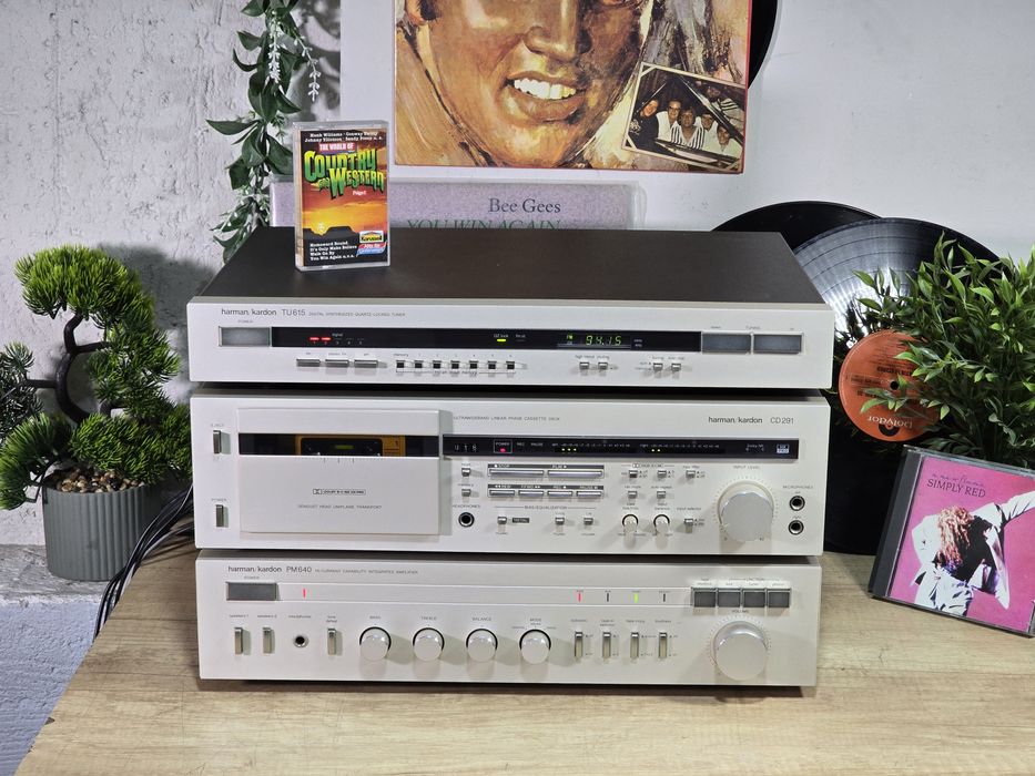Linie audio HARMAN KARDON, amplificator PM-640, deck  CD-291, tuner TU