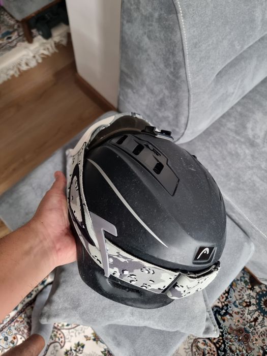 Горнолыжный шлем и маска