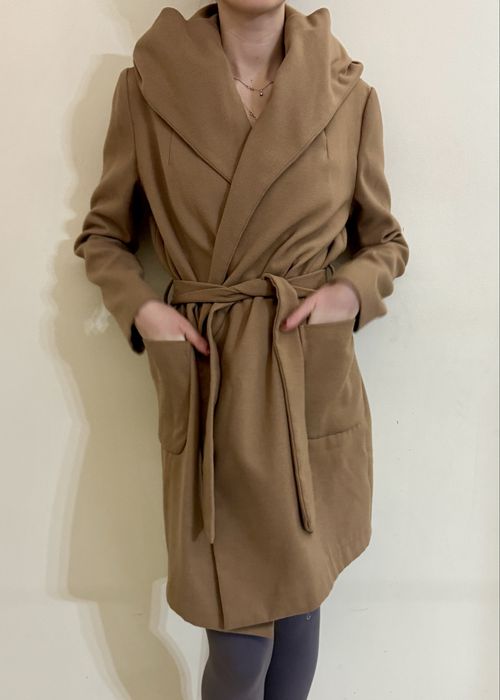 Palton BSB bej cu gluga