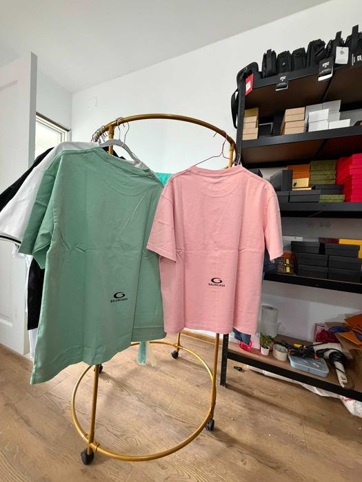 Tricou Balenciaga verde marimea L