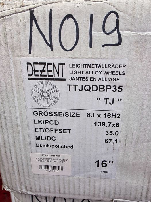 Jante Alaiaj 6x139.7 - 16'' ET 35 Mitsubishi Pajero / L200 - NOI