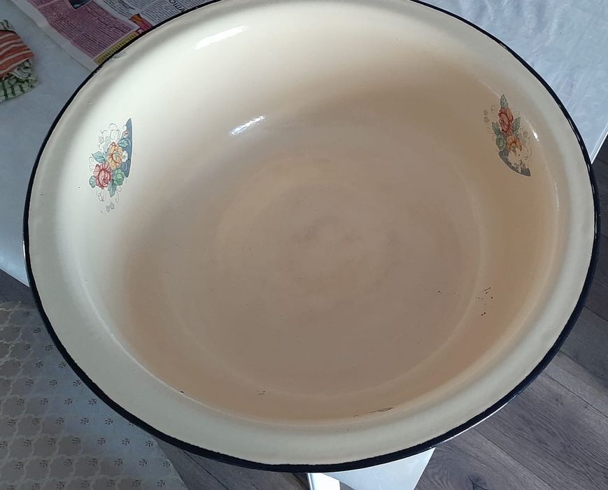 Тазик эмалированный