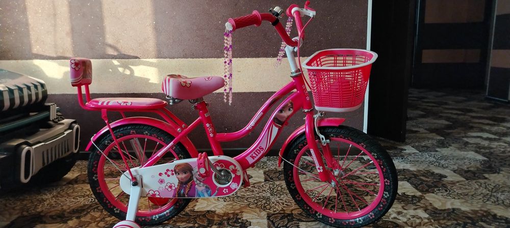 Prinsessa elza velosipedi sotiladi