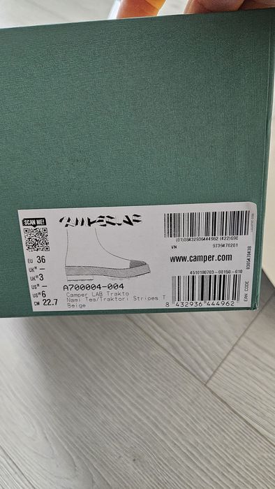 Cizme Camper Lab Trakto beige marimea 36