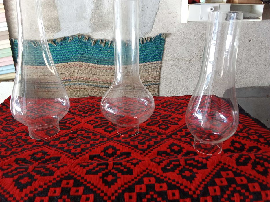 шишета за газени лампи - 3 броя