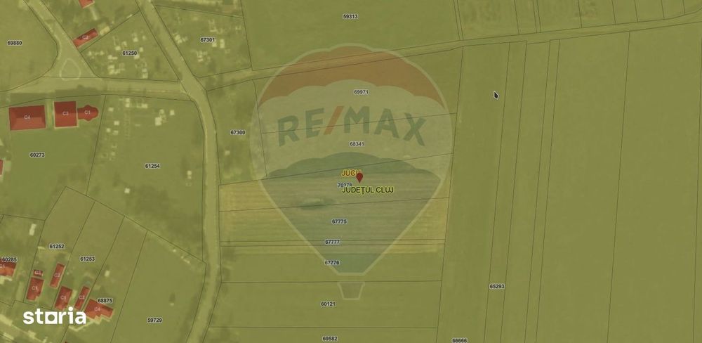 Teren intravilan, 2,900 mp Jucu de Sus, la asfalt