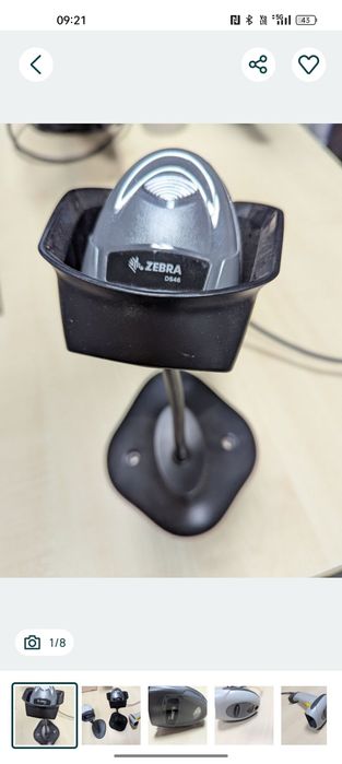 Scaner zebra plus suport