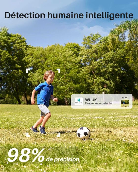 КОМПЛЕКТ 2бр. Камери + базова станция WUUK 2K - Без абонамент ...