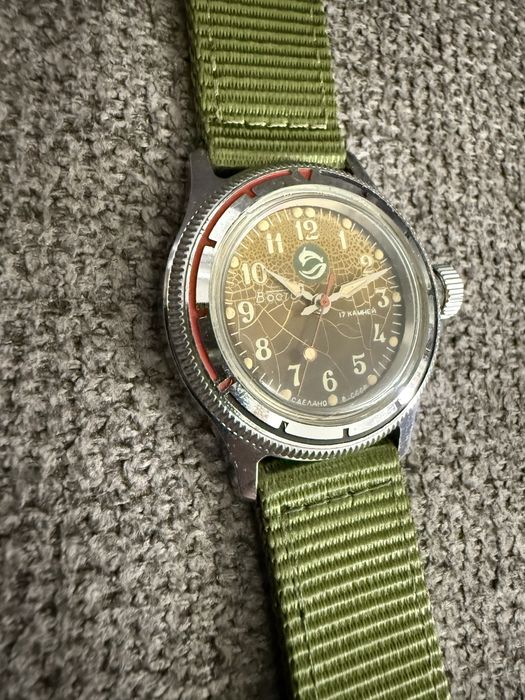 Съветски ретро коленционерски часовник Восток амфибия делфин , Vostok