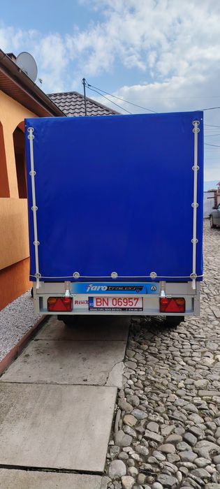 Remorca auto faro magicus 300x150cm 2 axe 750kg