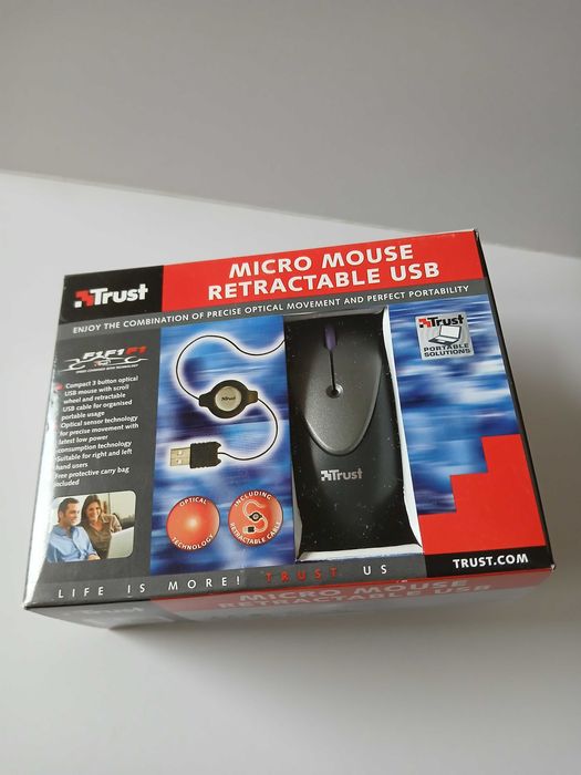 Продавам нова оптична мини мишка с USB конектор