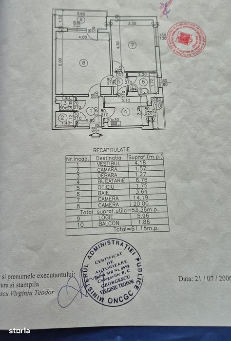 Metrou Costin Georgian, 2 cam, renovat total, centrala proprie