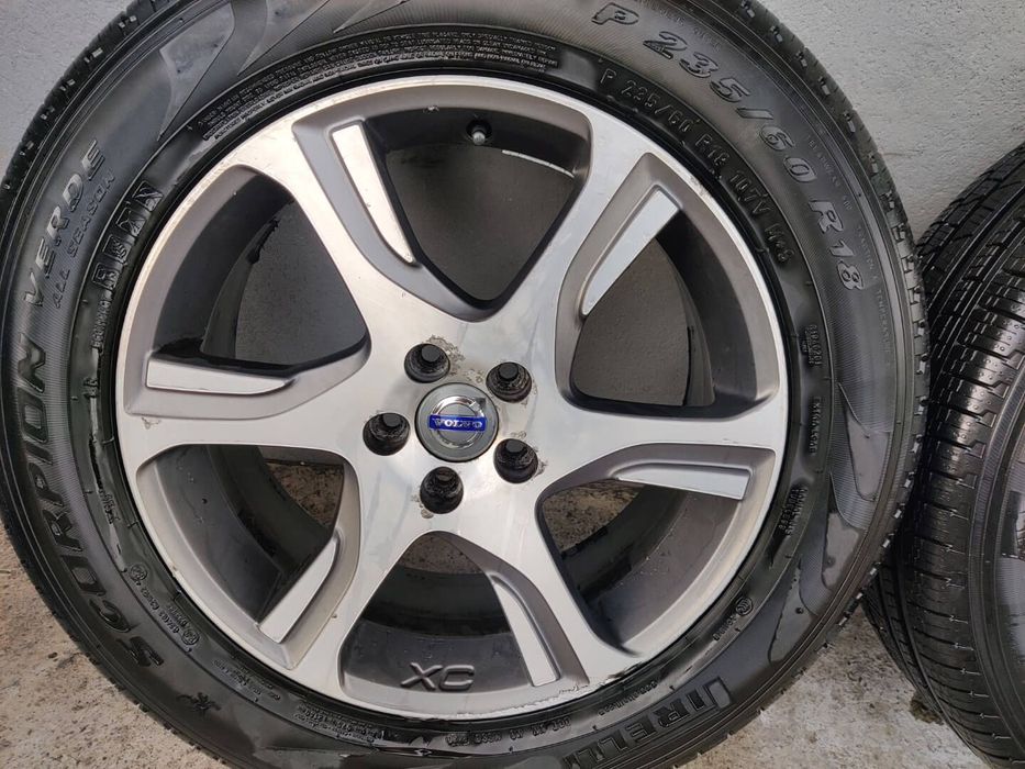 Jante ZEPHYRUS 18" 5x108 Volvo XC60 XC70+anvelope M+S 235/60R18 31280139