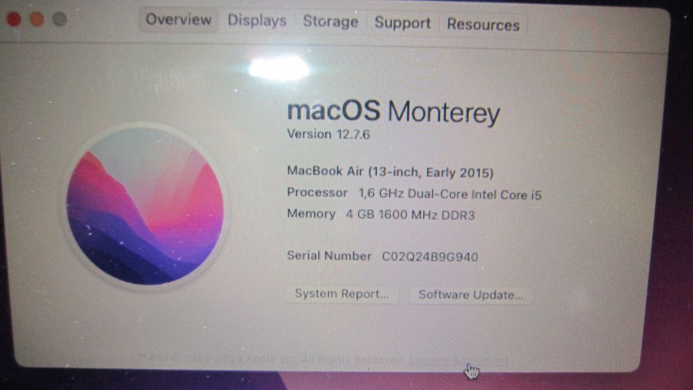 Laptop MacBOOk AIR I5 - 2015