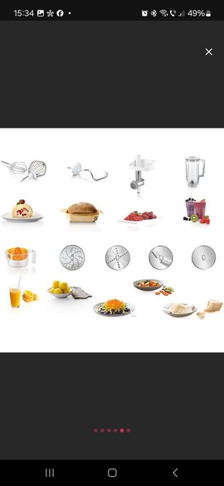 Robot de bucătărie Bosch multifunctional