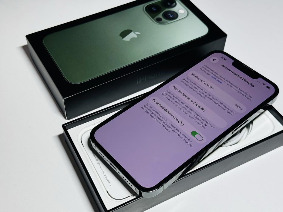 Iphone 13 Pro 128GB Green 100% Батерия! Гаранция 6 месеца