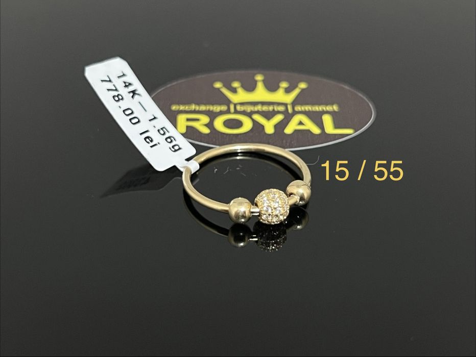 Bijuteria Royal CB : Inel dama aur 14k 1,56 grame