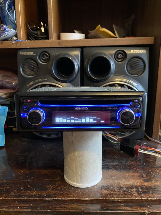 KENWOOD kdc-w6041u - СИНИ ПУРИ! - Винтидж модел -USB CD mp3 плеър за кола сд авто радио