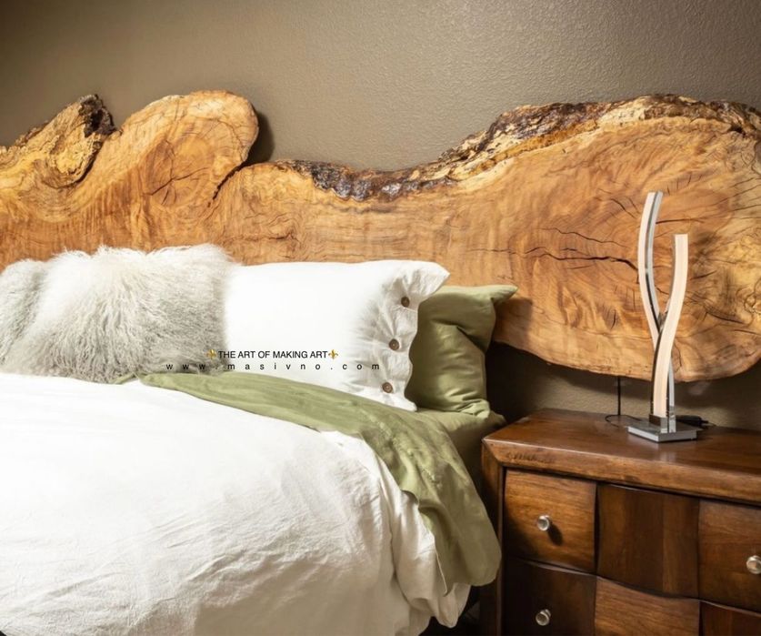 Легло, Спалня от естествено дърво