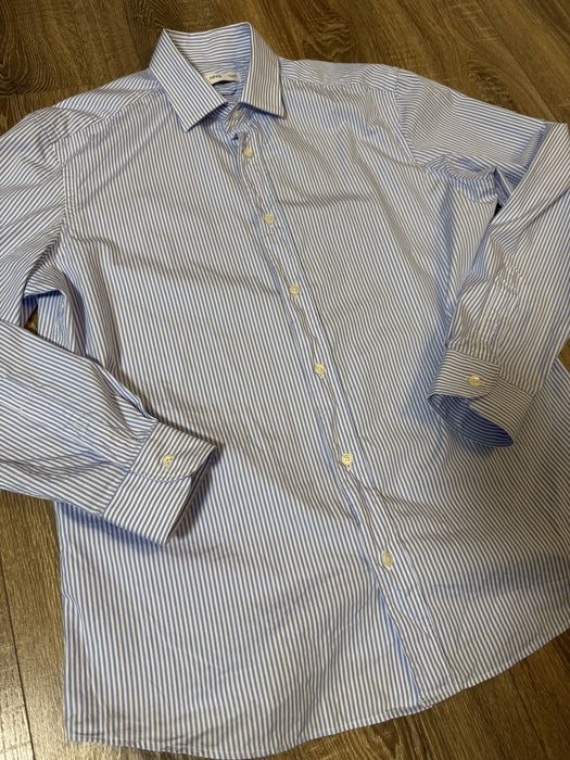 Camasa cu dungi fine Mango