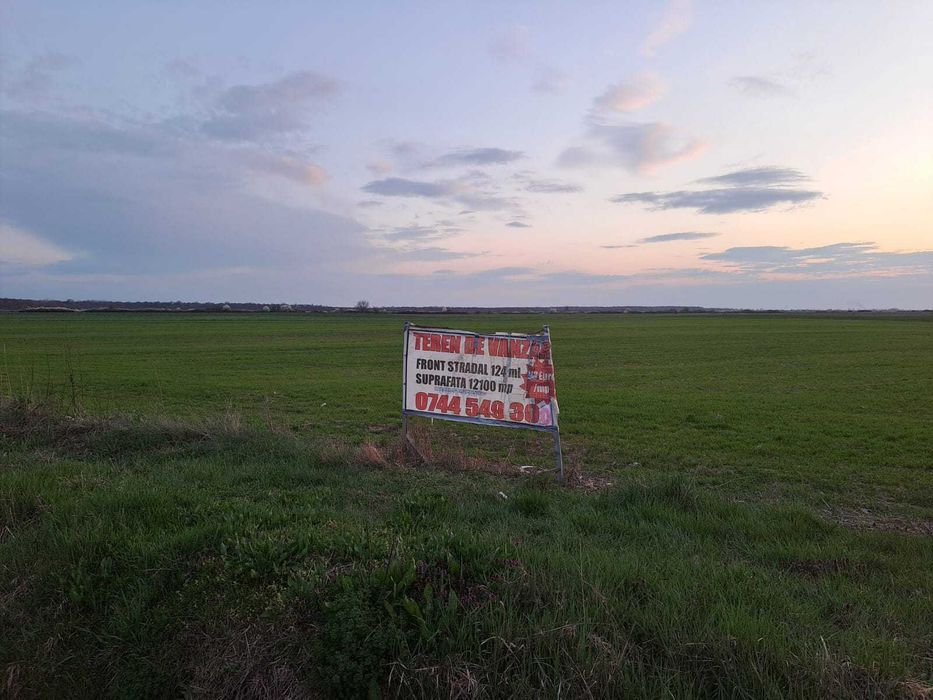 Teren de 12 100 mp, FS=124 ml in Giroc