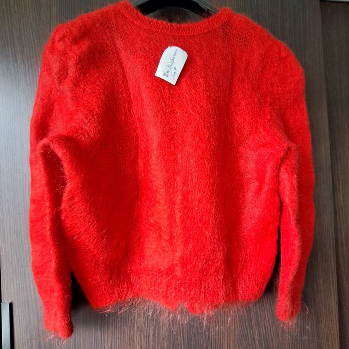 Ръчно плетени, бутикови,единичен екземпляр жилетка/зелено-синя