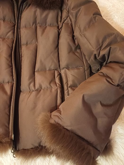 Geaca iarna, dama, puf, blana