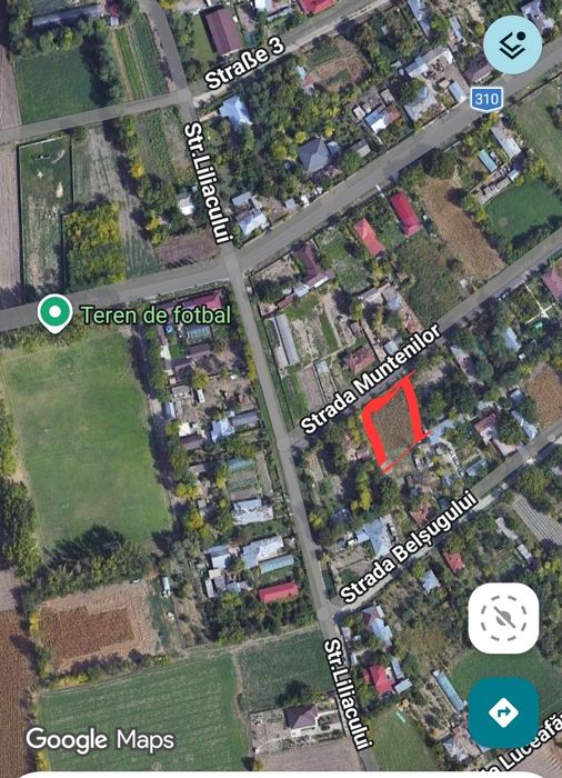 Teren intravilan 1.132 mp – utilități trase