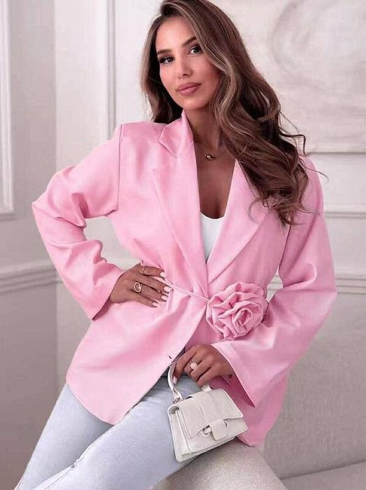 Дамско елегантно сако с роза