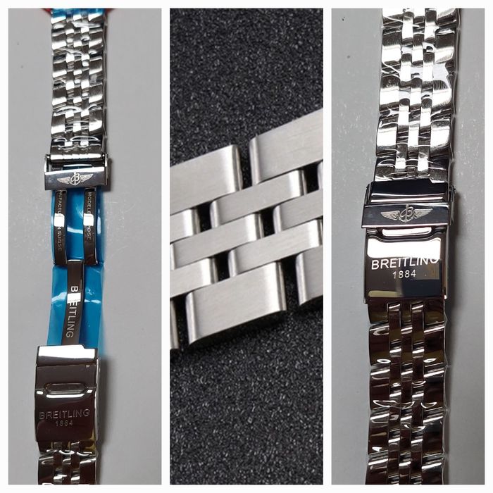 Curea metalica compatibila Breitling 18 mm, 20 mm, 22 mm si 24 mm
