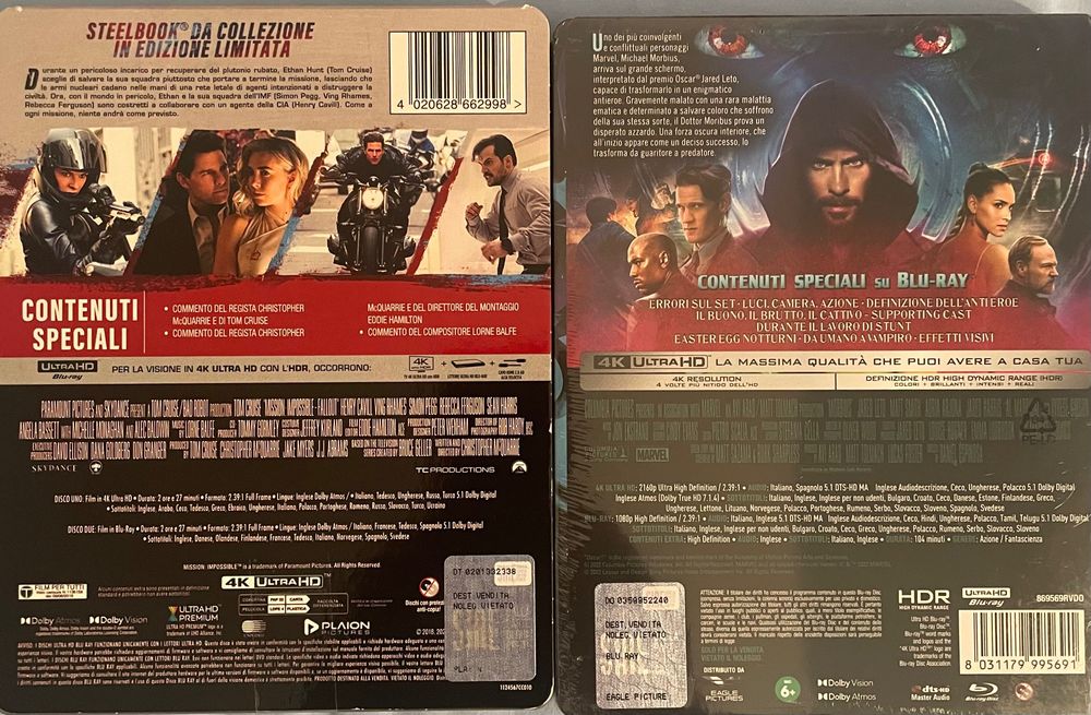 Vândut!!!Rezervat! Steelbook blu ray 4k