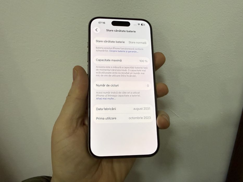 Iphone 15 Pro, 256 gb, Natural Titanium