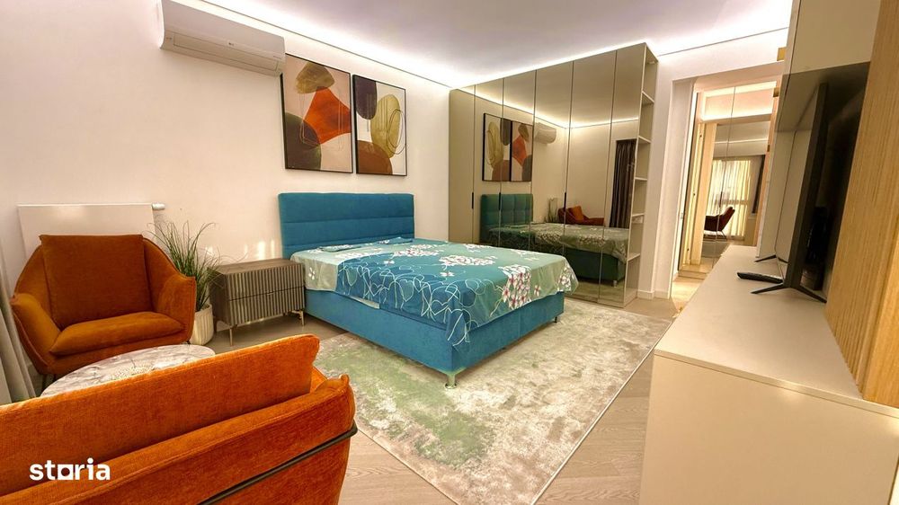 De inchiriat  | Studio dublu view panoramic| Cortina North Pipera Volu