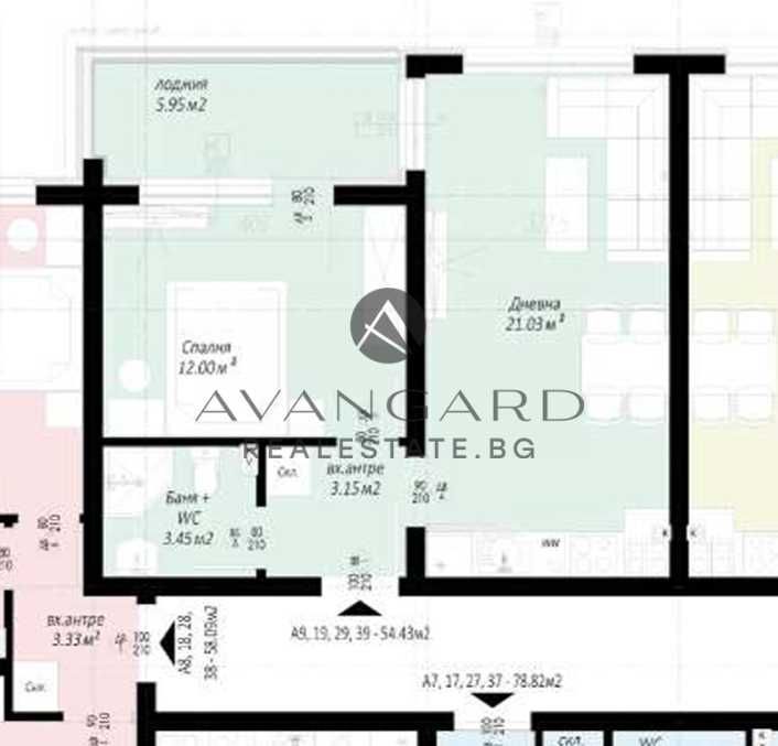 оф.22606 Двустаен Беломорски