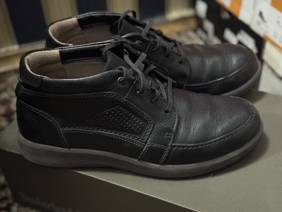 Мужские ботинки CLARKS натуральная кожа