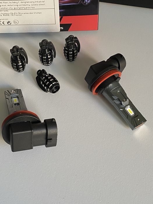 Led H11 6000k 55w 12v CSP ~fără adaptoare~