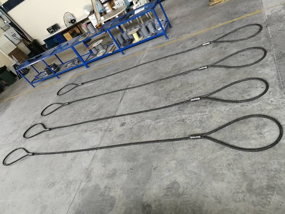 Стоманени сапани (въжени сапани с уши) от ф 5мм до ф 52мм с уши