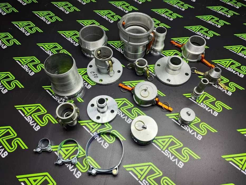 Фурнитура для шлангов: БРС, Camlock, от 25 до 100 мм