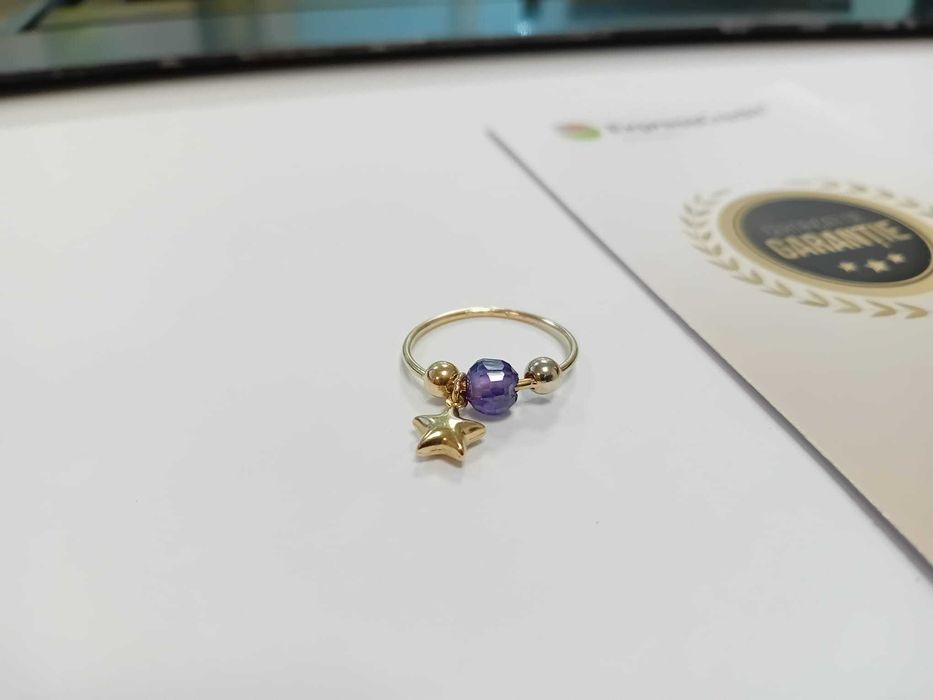 (Ag33) Inel Aur 14K Garantie 2 ani
