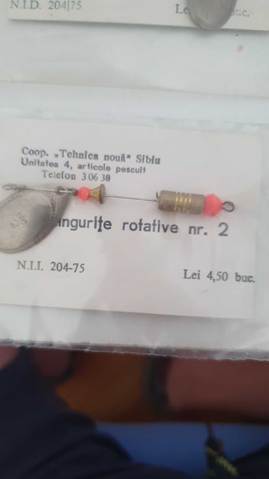 Set pescuit colectionari " Epoca de aur"