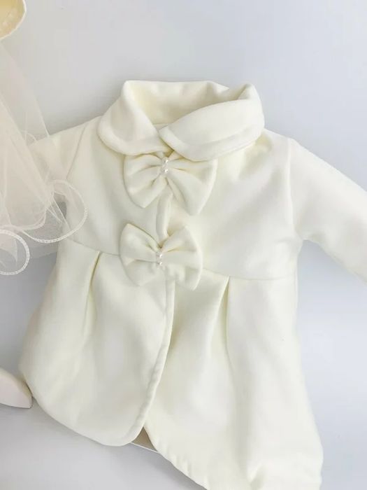 Stet botez fetita (rochita, paltonas, turban) nou pt. 3-6 luni