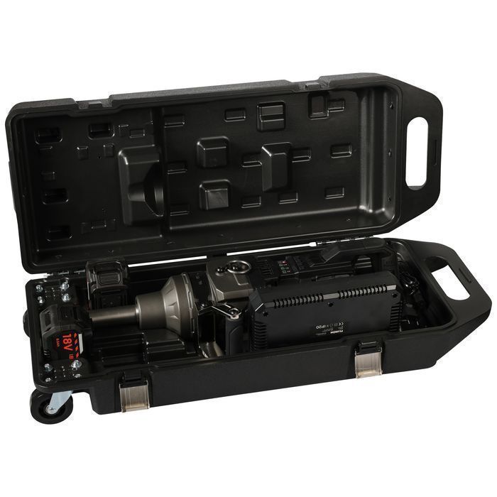 Pistol de impact 1" 4000nm cu 2 acumulatori 8ah 18v cu incarcator dual